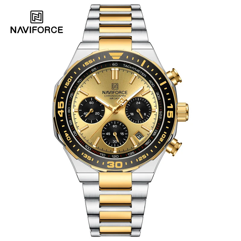 Montre Homme Naviforce Business Classique Quartz – Acier Inoxydable Étanche Fashion 2024