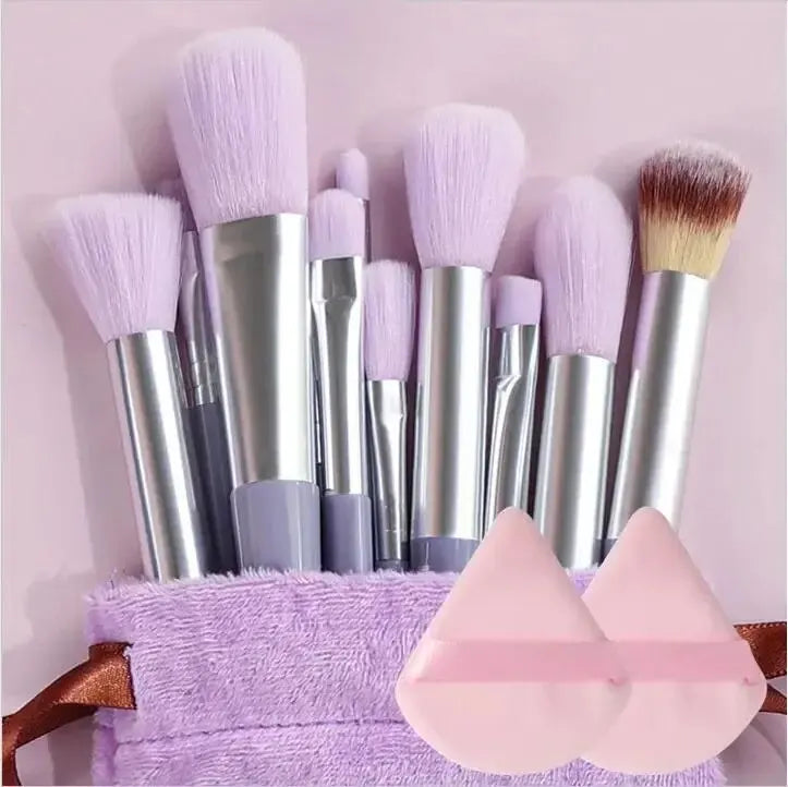 Set Pinceaux Maquillage Professionnel – Fond de Teint, Poudre, Fard à Paupières & Kabuki | Ultra-Doux & Précis