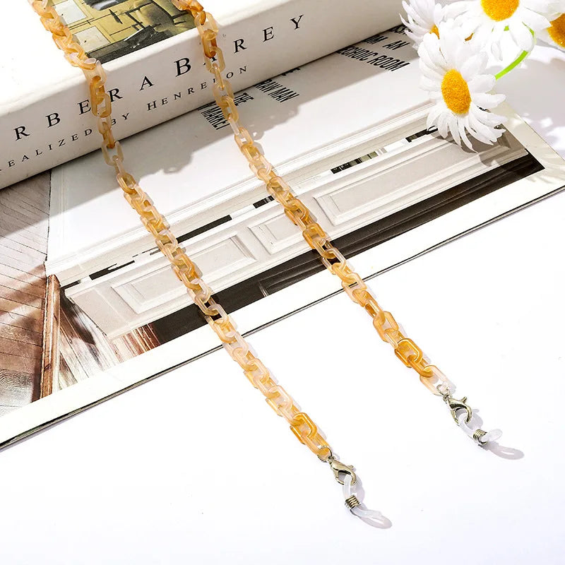 Brillen- und Maskenband aus Acryl – Trendiges Halsband | Unisex für Damen und Herren