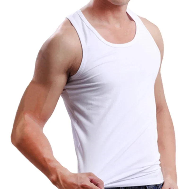 Débardeur Homme Modal Grande Taille XL-7XL Sans Manches Bodybuilding Fitness Musculation Été Doux Respirant Confortable Inclusif – Débardeur Premium Grande Taille Sport | Mode Homme Sport Grande Taille Premium