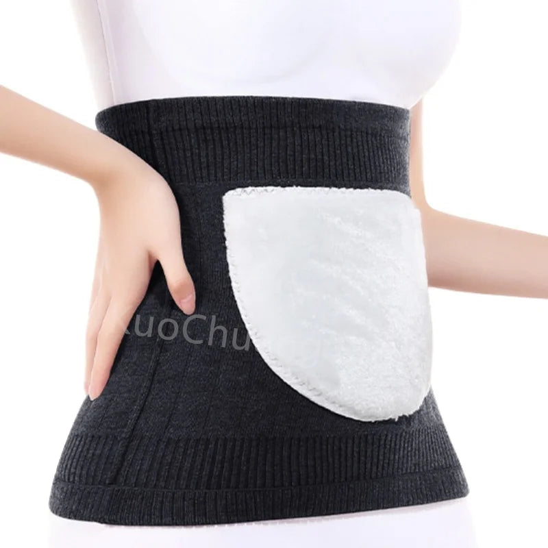 Ceinture Lombaire Chauffante Cachemire & Laine – Maintien Dos & Protection Ventre | Fitness, Sport & Confort Hiver