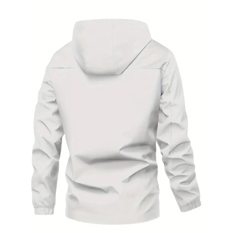 Herren Outdoor-Jacke Winddicht Belüftet Einfarbig Vielseitig Lässig Frühling Herbst Leicht Bequem Stilvoll Zeitlos – Premium Outdoor Winddichte Belüftete Wanderjacke für Herren | Premium Herren Outdoor Mode