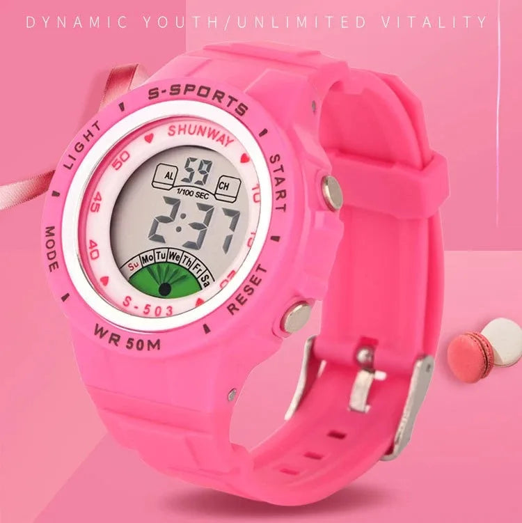 Montre Enfant UTHAI CE02 Quartz Colorée – Fille Garçon Étanche 50M Sport Student