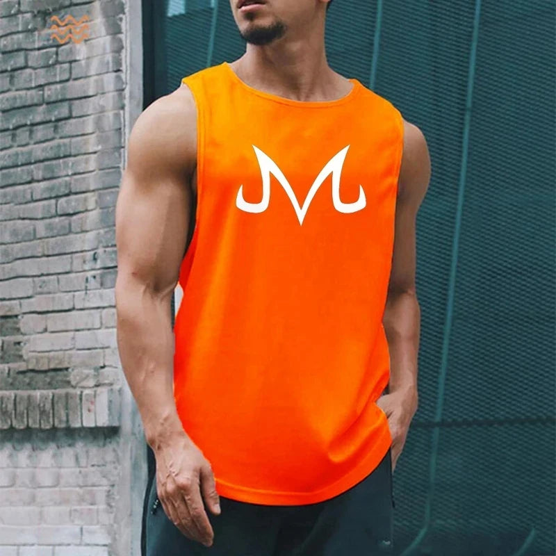 Débardeur Sport Homme Sans Manches Imprimé – Séchage Rapide & Respirant | Gym, Basketball & Fitness | Tank Top Été