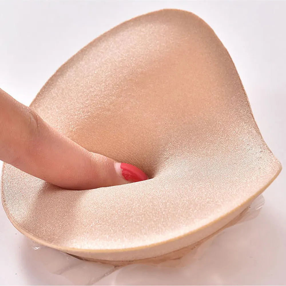 Paire de Coussinets de Poitrine Adhésifs Invisibles Bikini Maillot de Bain – Rembourrage Sponge Respirant Push-Up | Discret