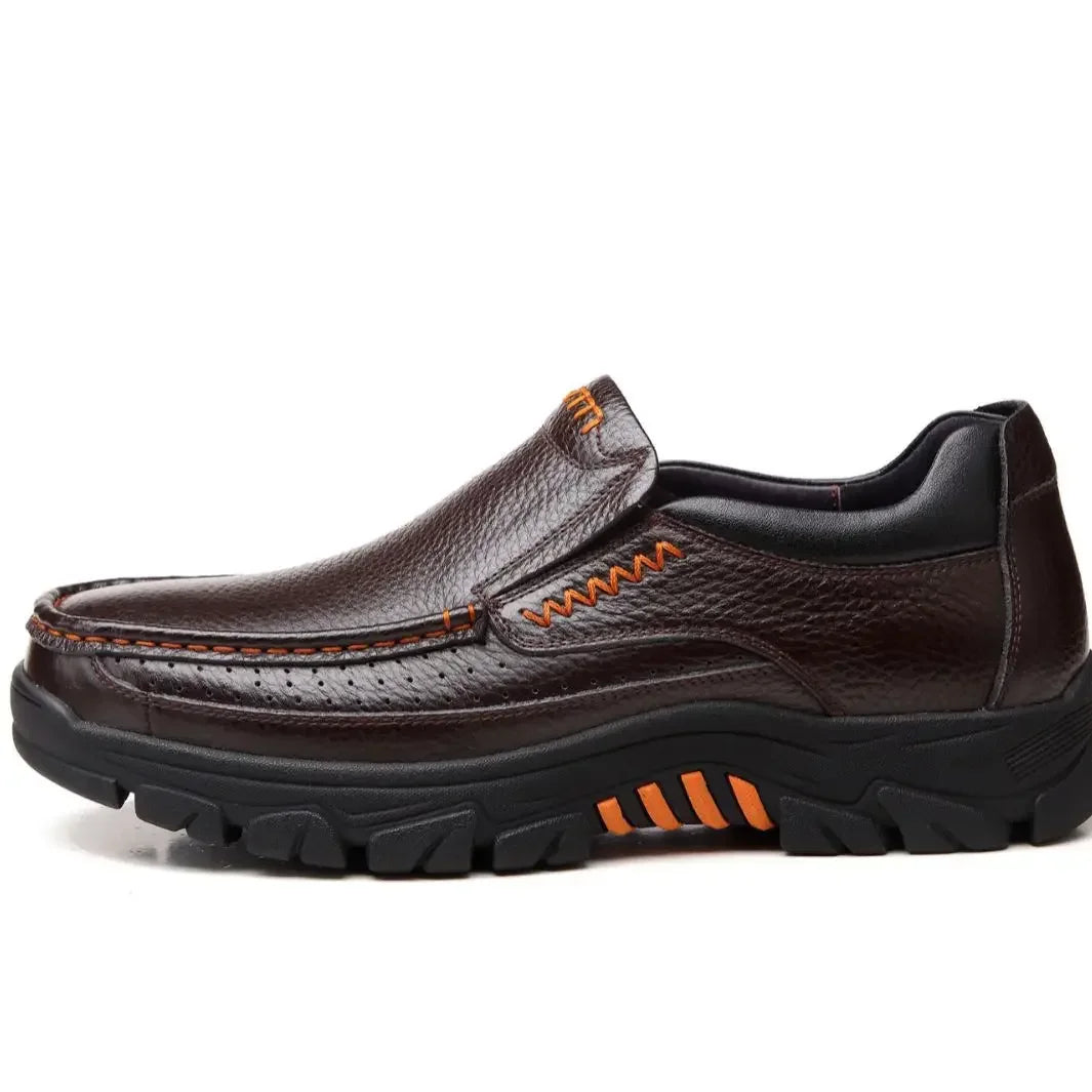 Chaussures Business Cuir Léger Homme – Casual Confortables Senior & Adulte Vente Directe