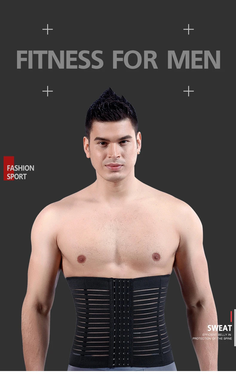 Ceinture Gainante Homme Ventre Plat – Corset Amincissant & Compression Abdominale | Fitness, Sport & Silhouette