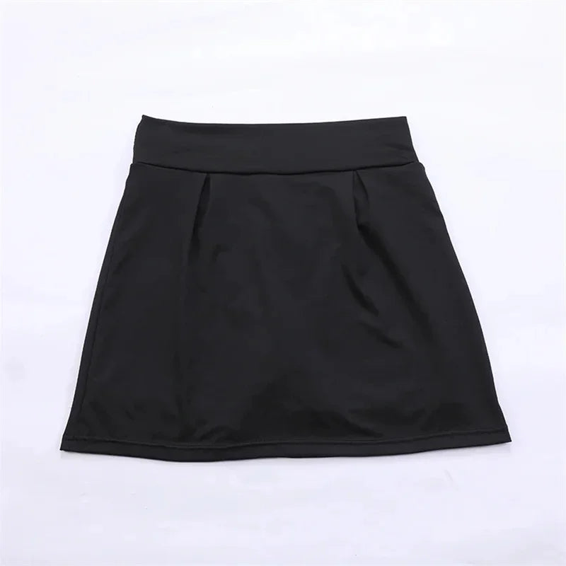 Jupe de Sport Femme 2-en-1 Séchage Rapide – Couleur Unie Tendance | Running, Yoga & Fitness Été | Outdoor Respirant