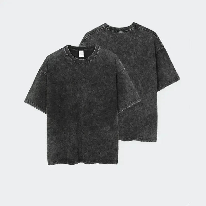 Unisex Invincible Anime T-Shirt Washed – Vintage Oversize Style Paar Große Größen Alle Jahreszeiten | Premium Streetwear-Mode