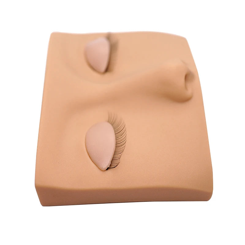 Tête Mannequin Entraînement Extension Cils – Yeux Amovibles & Faux Cils | Modèle Pratique