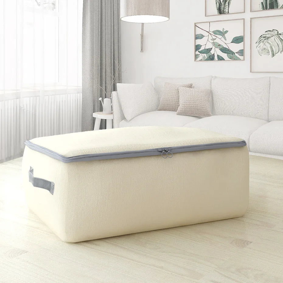 Sacs de Rangement Pliables Grande Capacité – Housse Anti-Humidité Vêtements Couettes Armoire