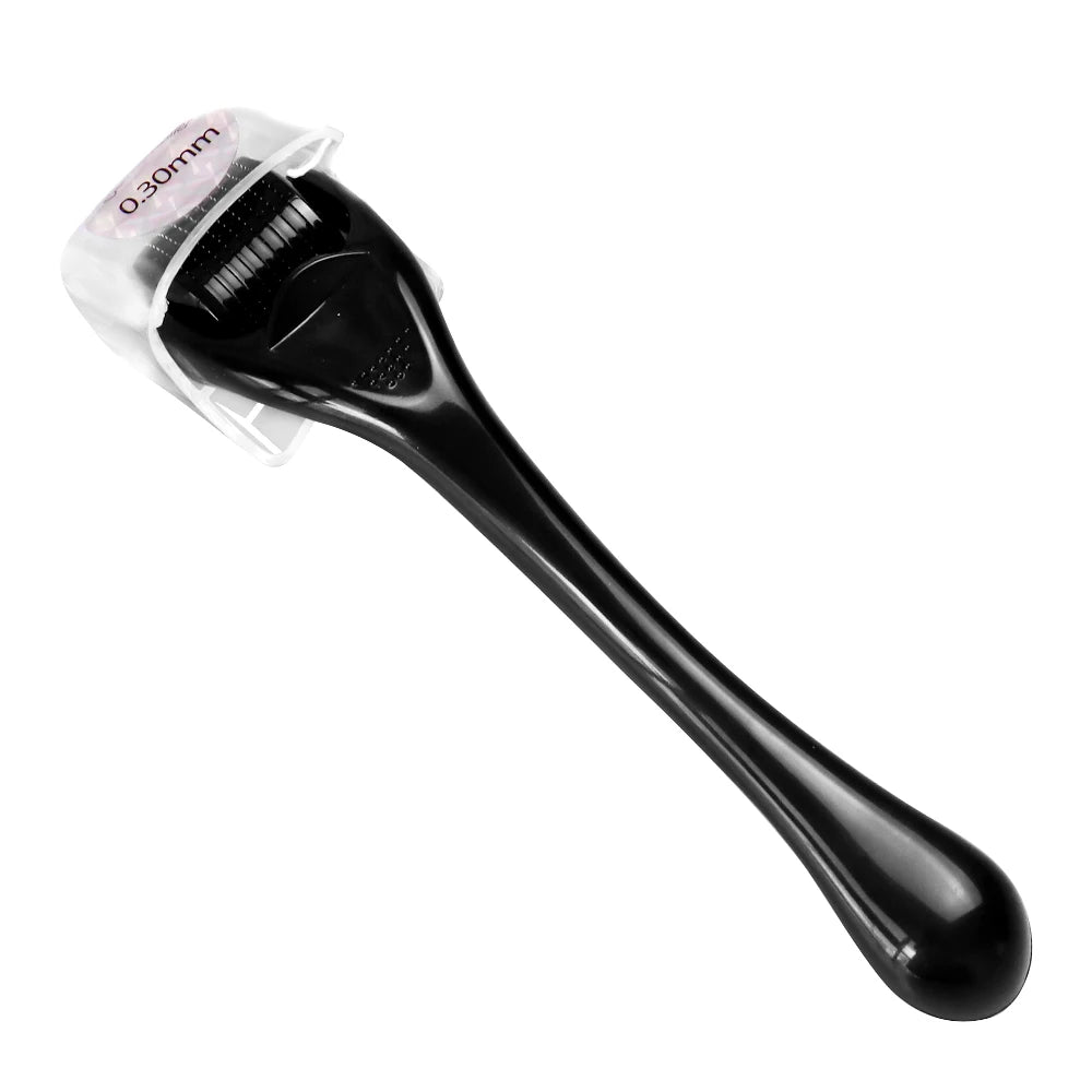 Derma Roller Professionnel 540 Aiguilles – Croissance Cheveux & Barbe, Soin Visage & Corps | 0.2mm 0.25mm 0.3mm