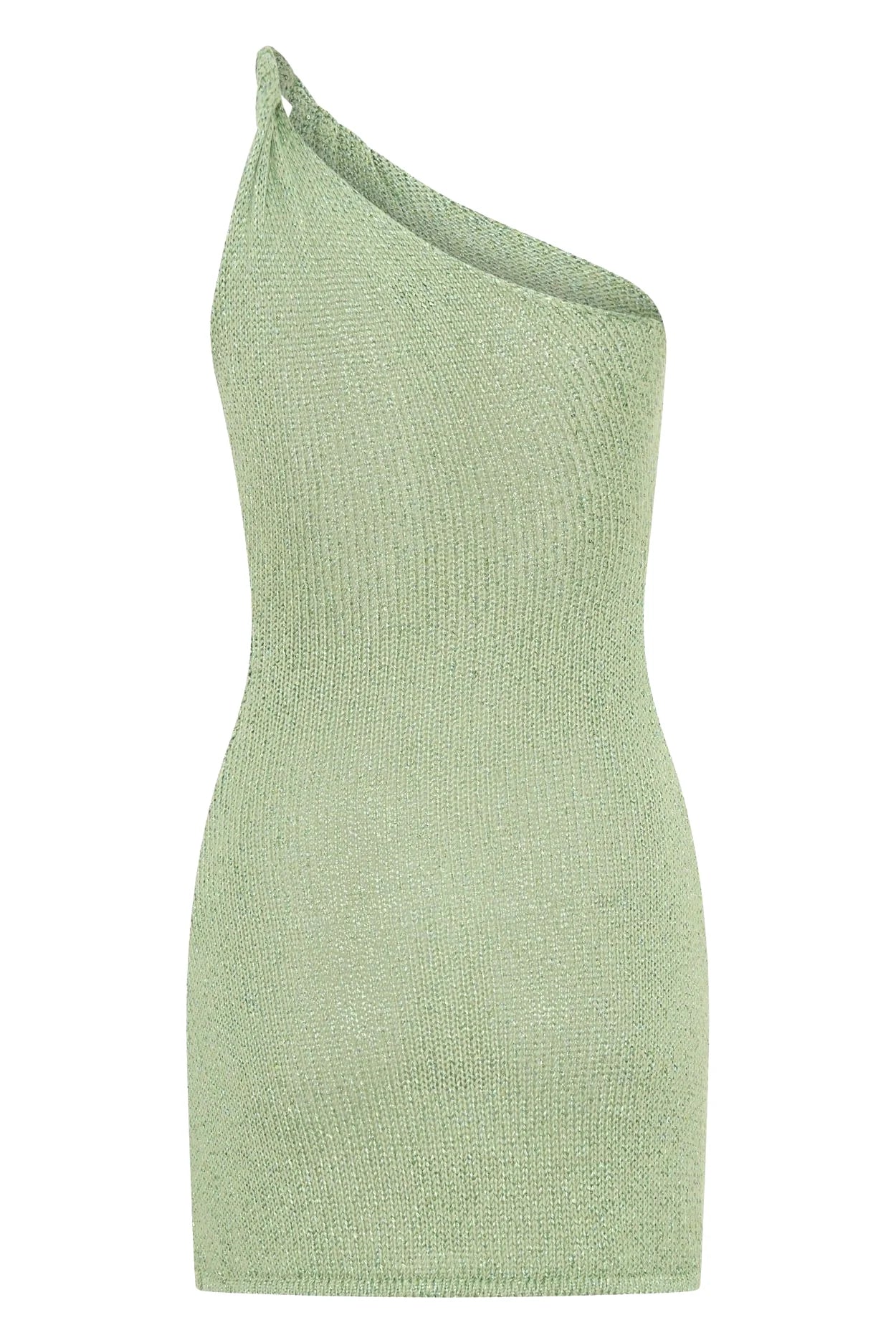 Robe Mini Tricotée Femme Une Épaule Col Halter Sexy Plage Soirée – Pareo Maillot Cover Up Chic Été | Mode Beachwear