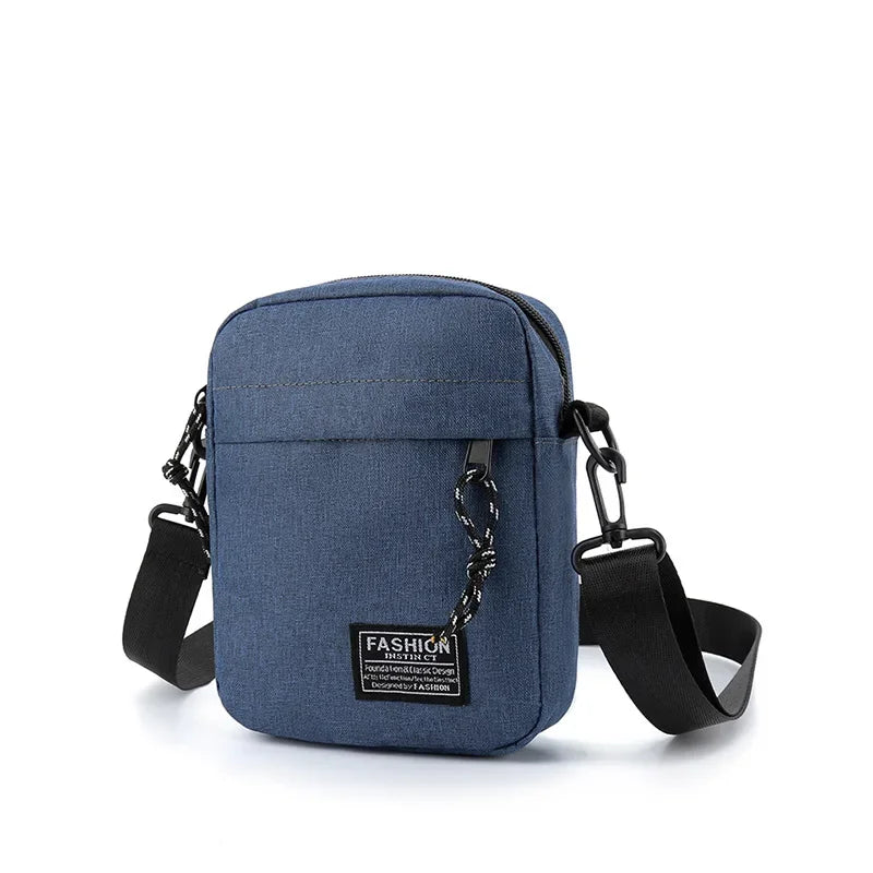 Petit Sac Carré Oxford Unisexe – Sacoche Bandoulière Crossbody Casual Homme Femme