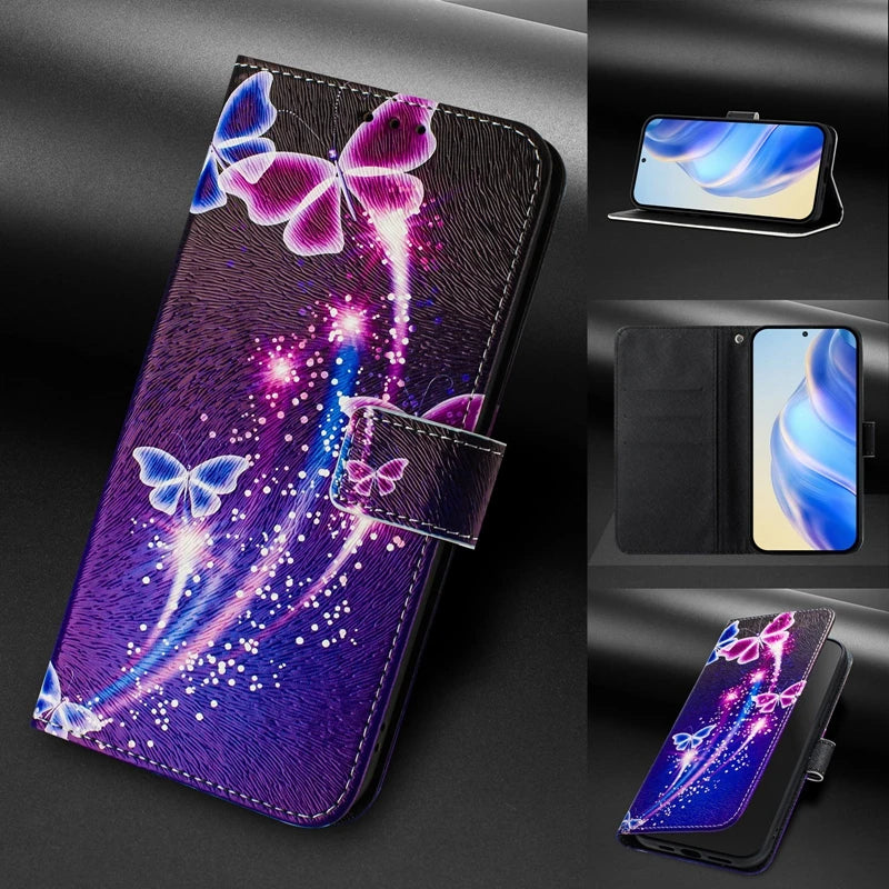 Coque Portefeuille OPPO A5 Pro 5G – Flip Case Cartoon Peint Fantaisie CPH2695
