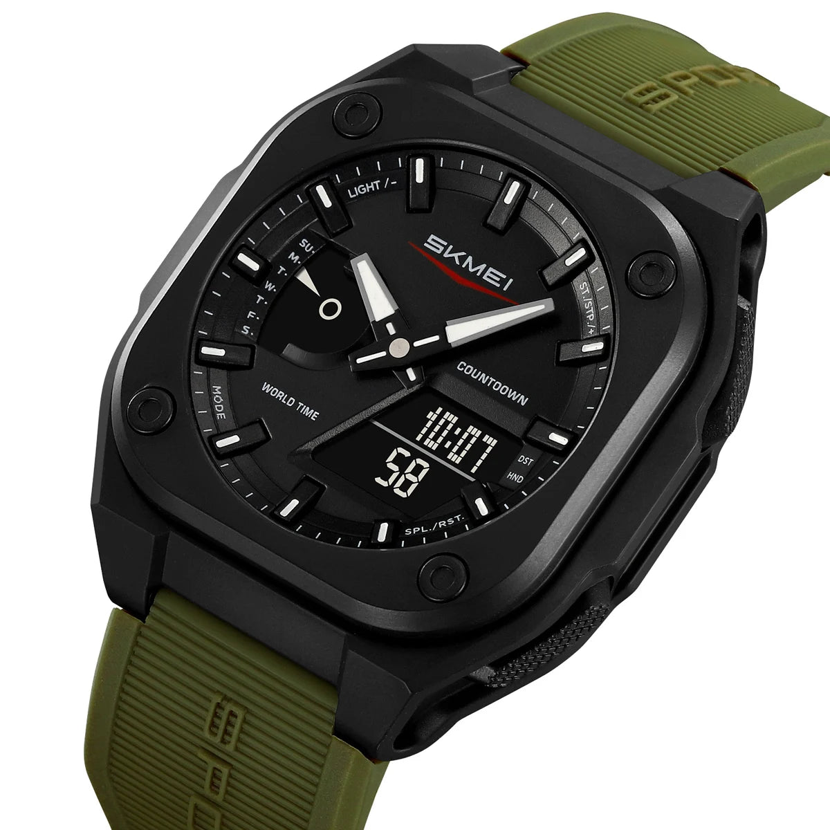 Montre Unisexe SKMEI Business Digital Quartz – Sport Étanche Multifonction Fashion