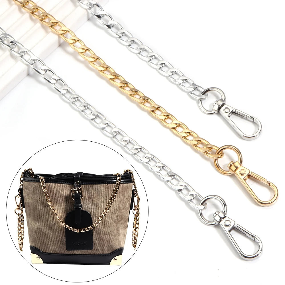 Chaîne de Remplacement Sac Femme Aluminium – Bandoulière Métal 20/40/80/120cm Crossbody