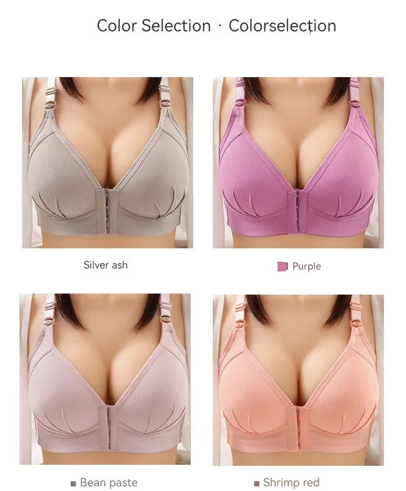 Soutien-Gorge Allaitement Boutons Frontaux Sans Armature – Brassière Maternité Confortable Invisible Femme Enceinte