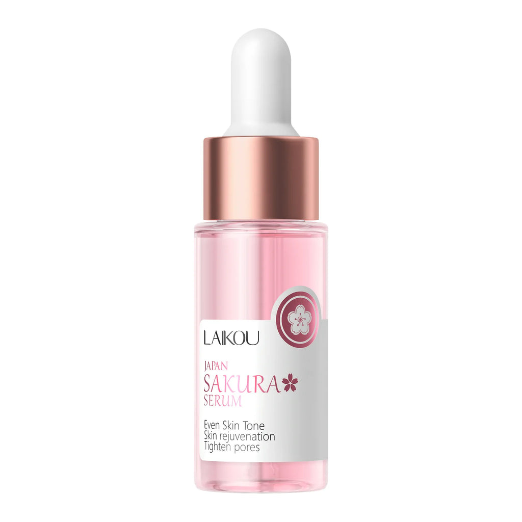 Essence Visage Sakura Laikou 17ml – Éclat Anti-Rides Hydratante Raffermissante Blanchissante