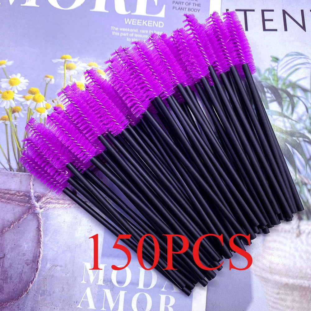 Brosses Mascara & Extension Cils – Lot 150 ou 300 Pcs | Spoolies Sourcils & Maquillage