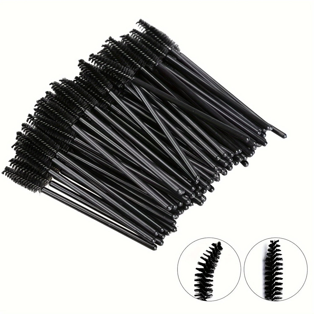 Brosses Jetables Cils & Sourcils – Lot 50 Pcs | Applicateurs Mascara & Extension