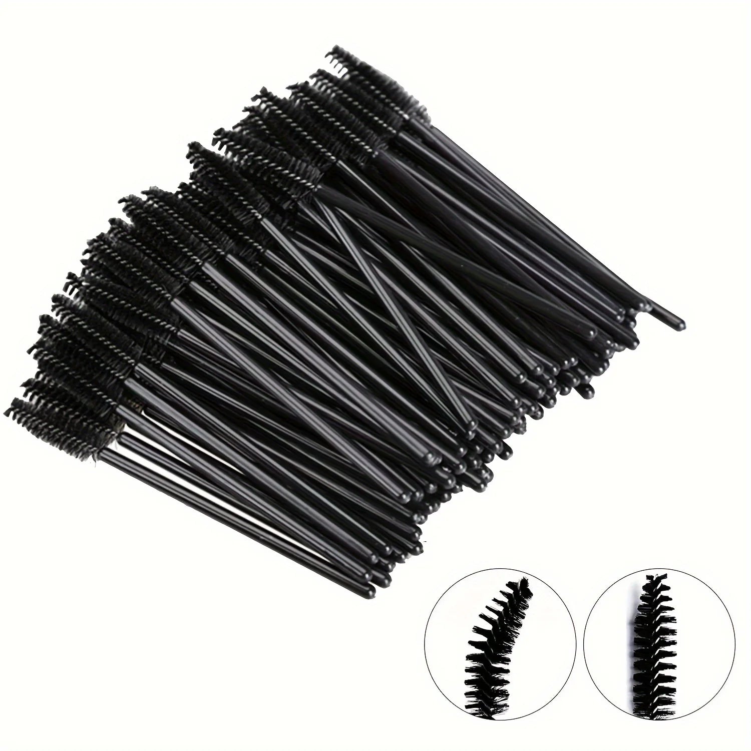 Brosses Jetables Cils & Sourcils – Lot 50 Pcs | Applicateurs Mascara & Extension