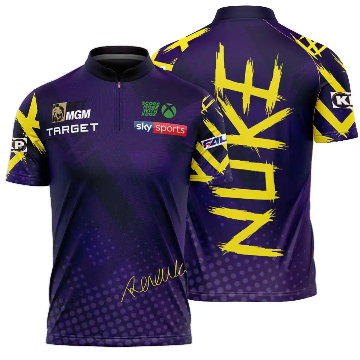T-Shirt Fan Luke Littler "The Nuke" PDC Darts 2026 – 3D-gedrucktes Kurzarm-Trikot für Herren