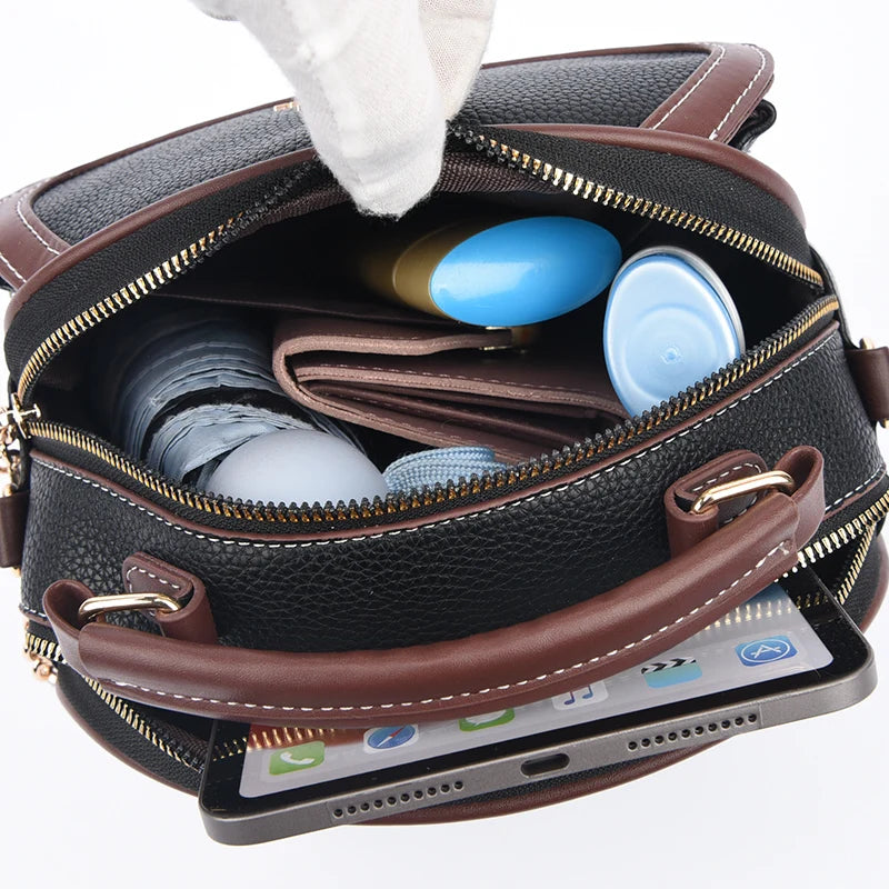 Petit Sac Rond Femme Style Coréen – Sac Épaule Bandoulière Tendance Influenceuse Mode