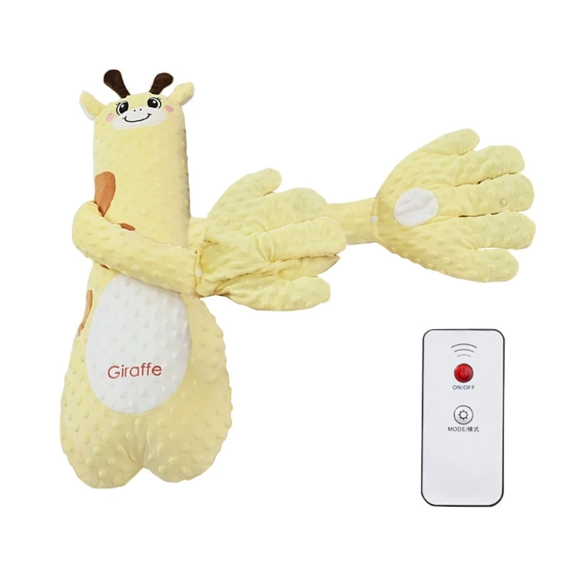Coussin Tapoteur Bébé Automatique – Oreiller Apaisant Mouvement Doux Sommeil 0-12 Mois