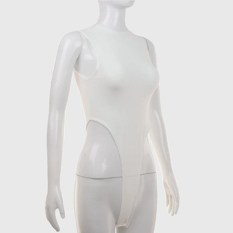 Body Combinaison Femme Sans Manches Slim Stretch Sexy – Top Gainant Flatteur | Soirée & Fête