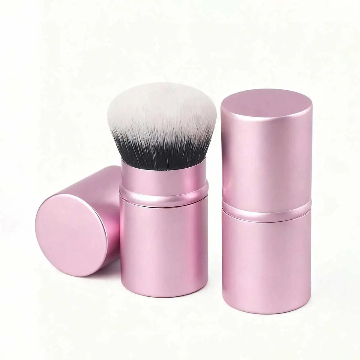 Pinceau Rétractable Professionnel Visage – Blush, Fond de Teint & Poudre Libre | Poils Synthétiques Ultra-Doux