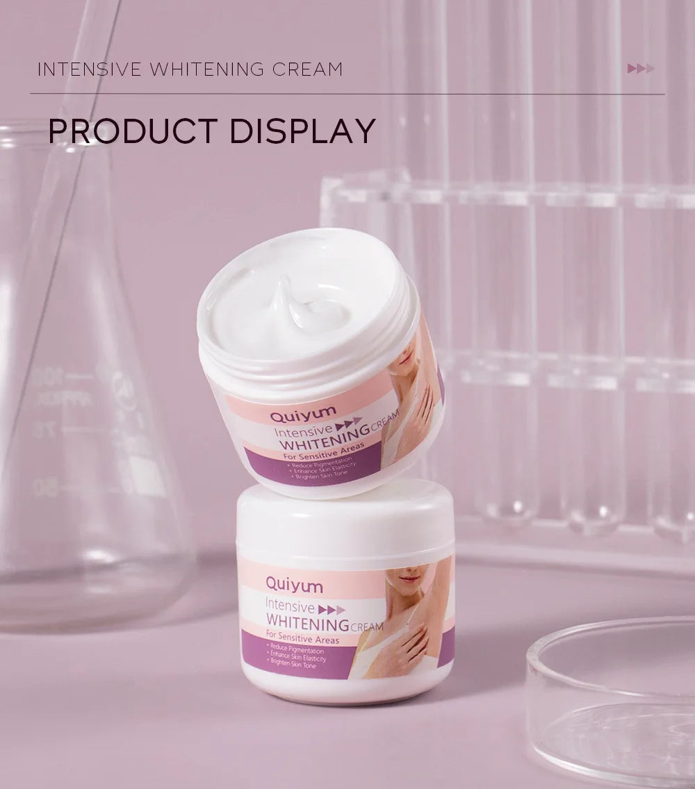 Crème Blanchissante Aisselles & Zone Intime – Hydratante Eclaircissante Coréenne Femme