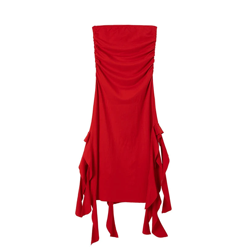Robe Une Épaule Asymétrique Slim Fit - Moulante Tendance Printemps Été Style Européen & Américain