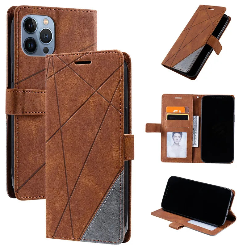 Coque Portefeuille Motorola MOTO G34 G24 G04 G14 G54 G84 5G – Étui Cuir Magnétique Rabat Protection