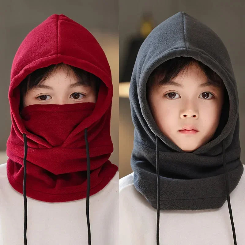 Cagoule Polaire Enfant - Masque, Tour de Cou & Bonnet 3-en-1 Hiver