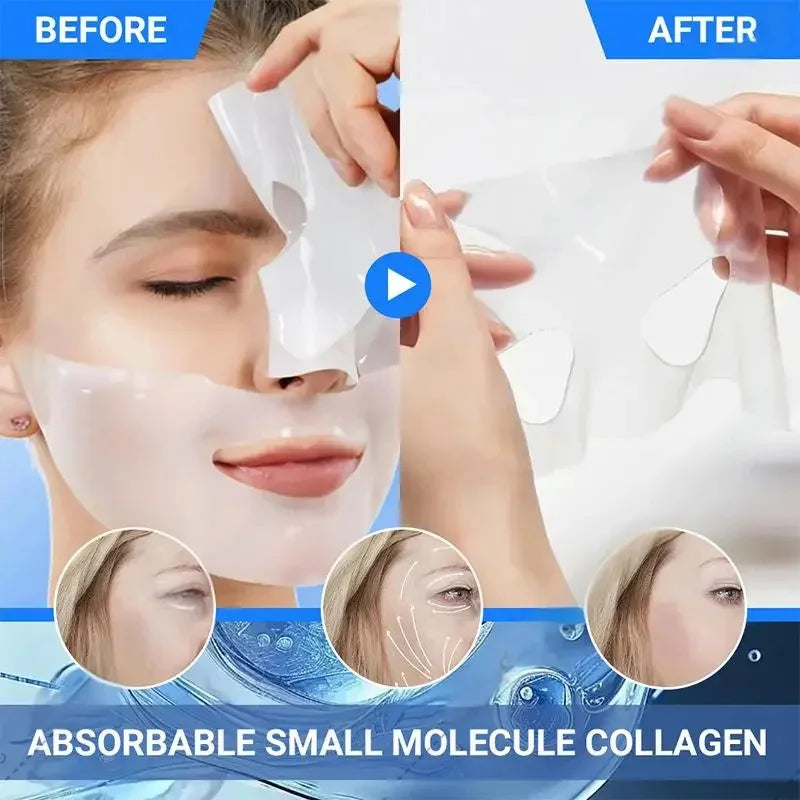 Masque Bio Collagène Coréen - Anti-Rides, Lifting & Fermeté Peau