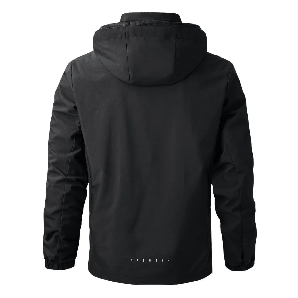 Veste Imperméable Homme Légère Capuche Outdoor Randonnée Coupe-Vent Anti-Pluie Escalade Trekking – Imperméable Sport Nature | Mode Homme Outdoor Premium