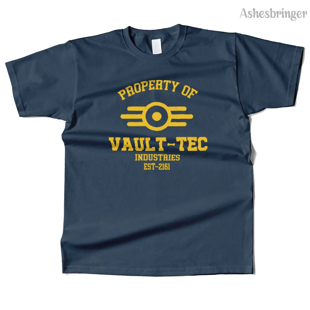 T-Shirt Unisexe Coton Vault-Tec Graphic Streetwear Casual – Tee Gaming Fallout Fan Art Homme & Femme | Mode Geek Pop Culture