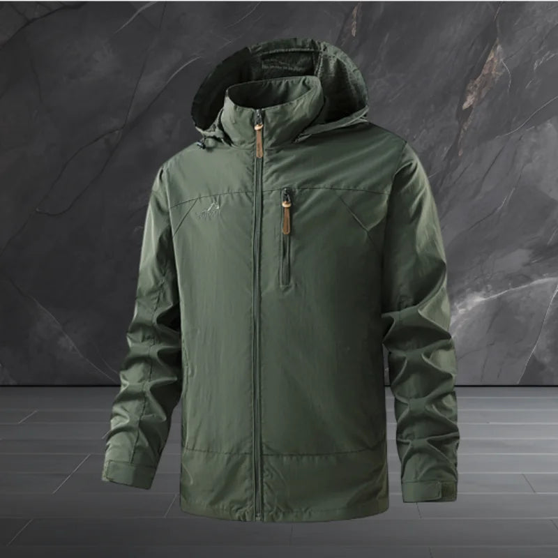 Veste Hoodie Homme Coupe-Vent Outdoor Automne Hiver – Sweat Capuche Sport Casual Grande Taille M-5XL | Streetwear & Montagne