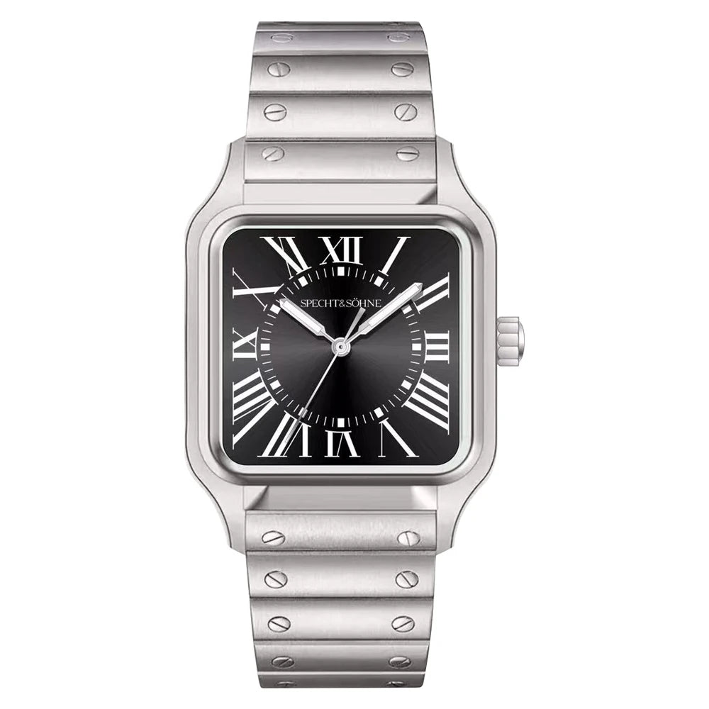 Montre Unisexe Specht & Söhne Luxe 34mm Quartz – Ultra-Fine Saphir Acier Étanche 50M