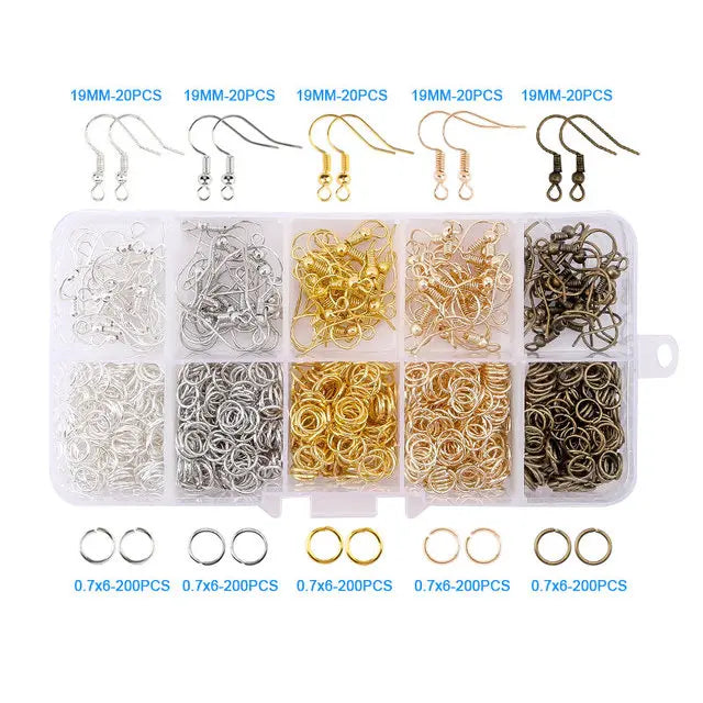 Kit Complet Création & Réparation Bijoux DIY – Outils, Fils Cuivrés, Fils & Accessoires Bijouterie | Idéal Débutantes & Créatrices Fait Main