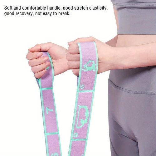Bande Élastique Stretching Yoga & Danse – Sangle de Flexibilité | Pilates, Fitness & Rééducation | Résistance Progressive