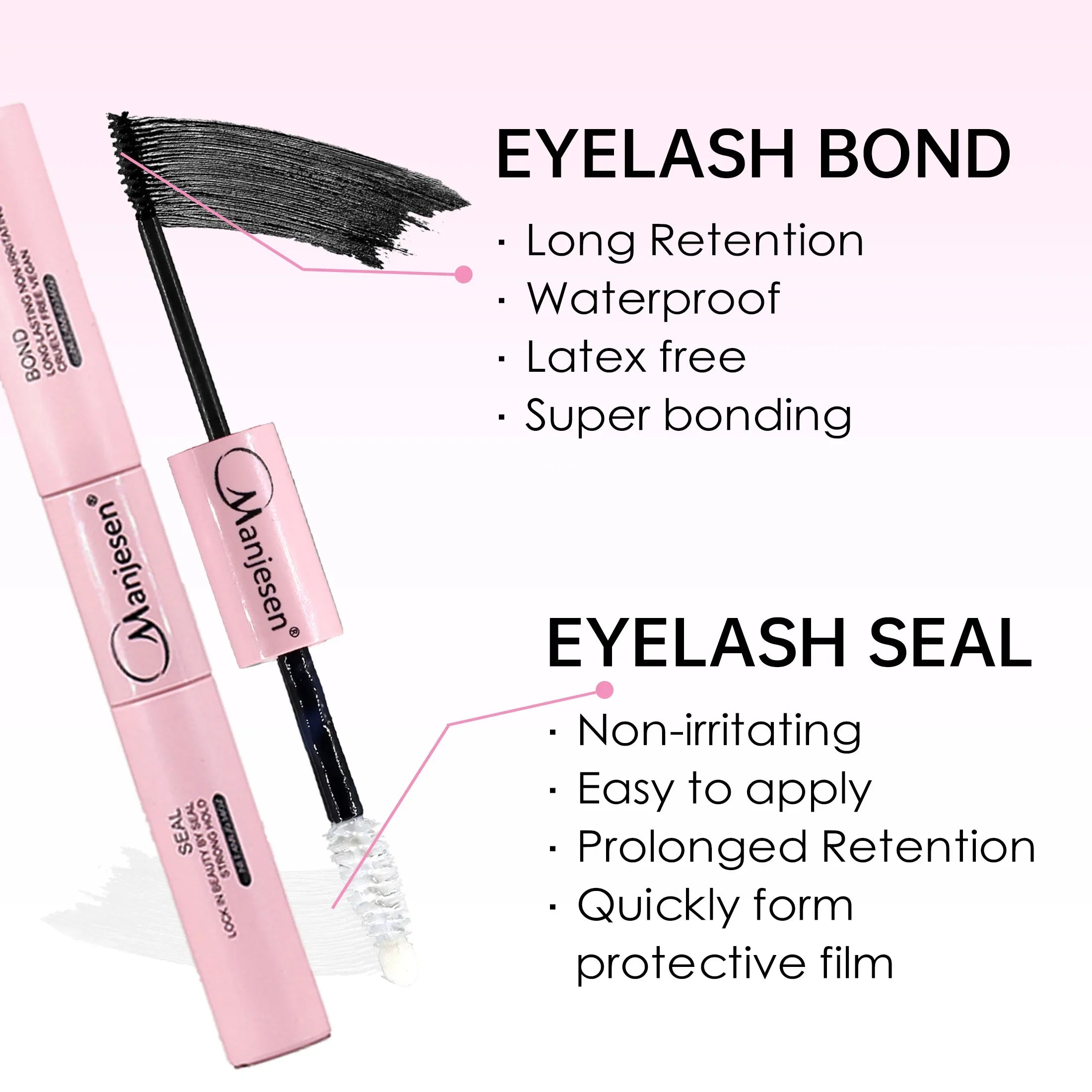Kit Extension Cils DIY 200 Pcs – Clusters Lash Bond & Seal | Outils Collage Cils Accessoires Maquillage