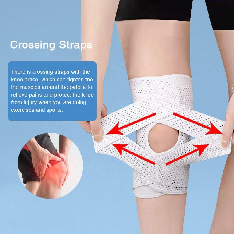 Genouillère Sport Élastique Compressive Unisexe – Maintien Articulations, Arthrite & Protection Genou | Fitness, Volley & Running