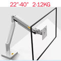NB G40 Bras Articulé Moniteur 22''-40'' – Ressort à Gaz 360°, 3-15kg, Port USB 3.0 | Support Bureau Pince & Grommet