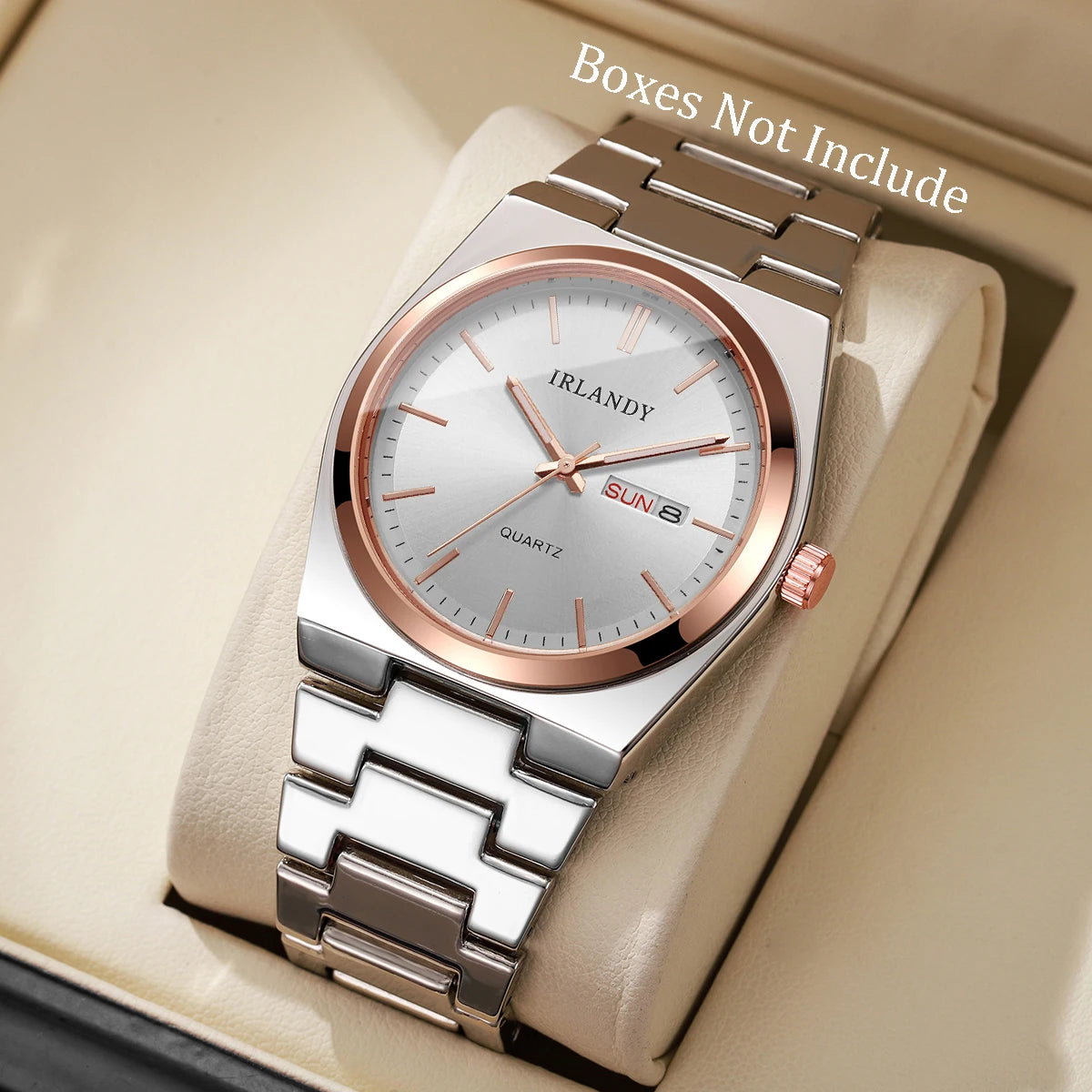 Montre Homme Luxe Business Quartz Calendrier – Élégante Fashion Casual