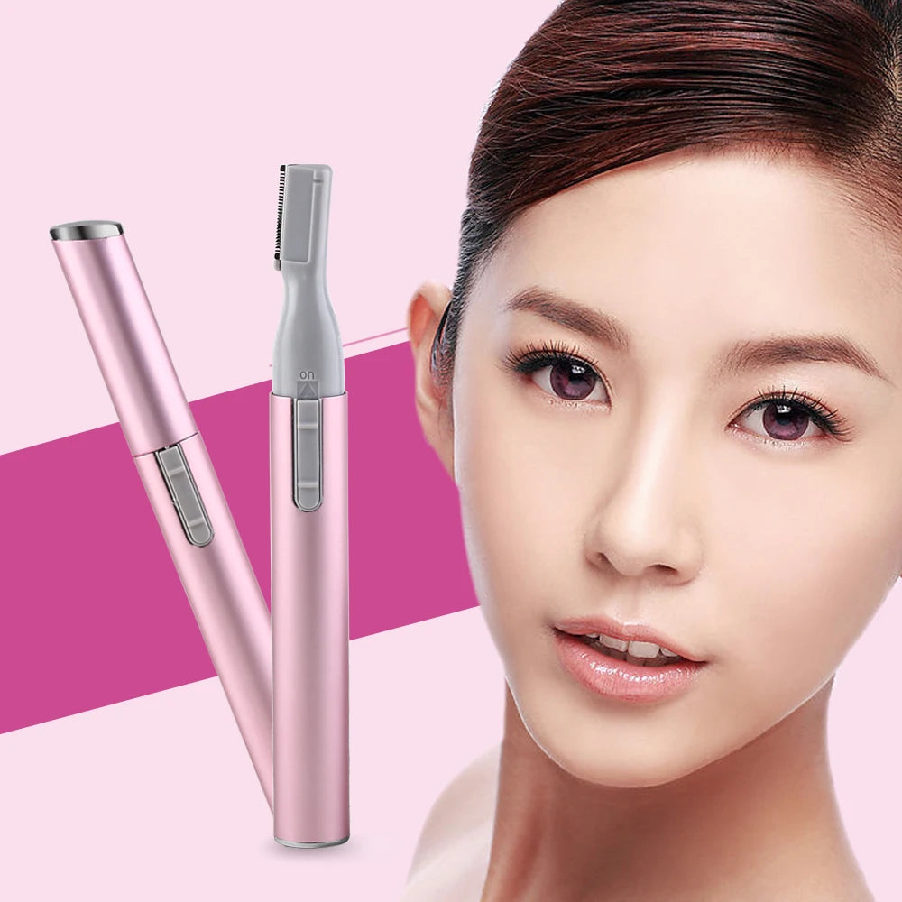 Rasoir Électrique Sourcils & Corps Femme – Tondeuse Visage Poils Lame Razor | Outil Beauté Maquillage