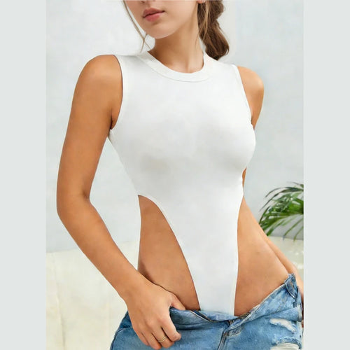 Body Combinaison Femme Sans Manches Slim Stretch Sexy – Top Gainant Flatteur | Soirée & Fête