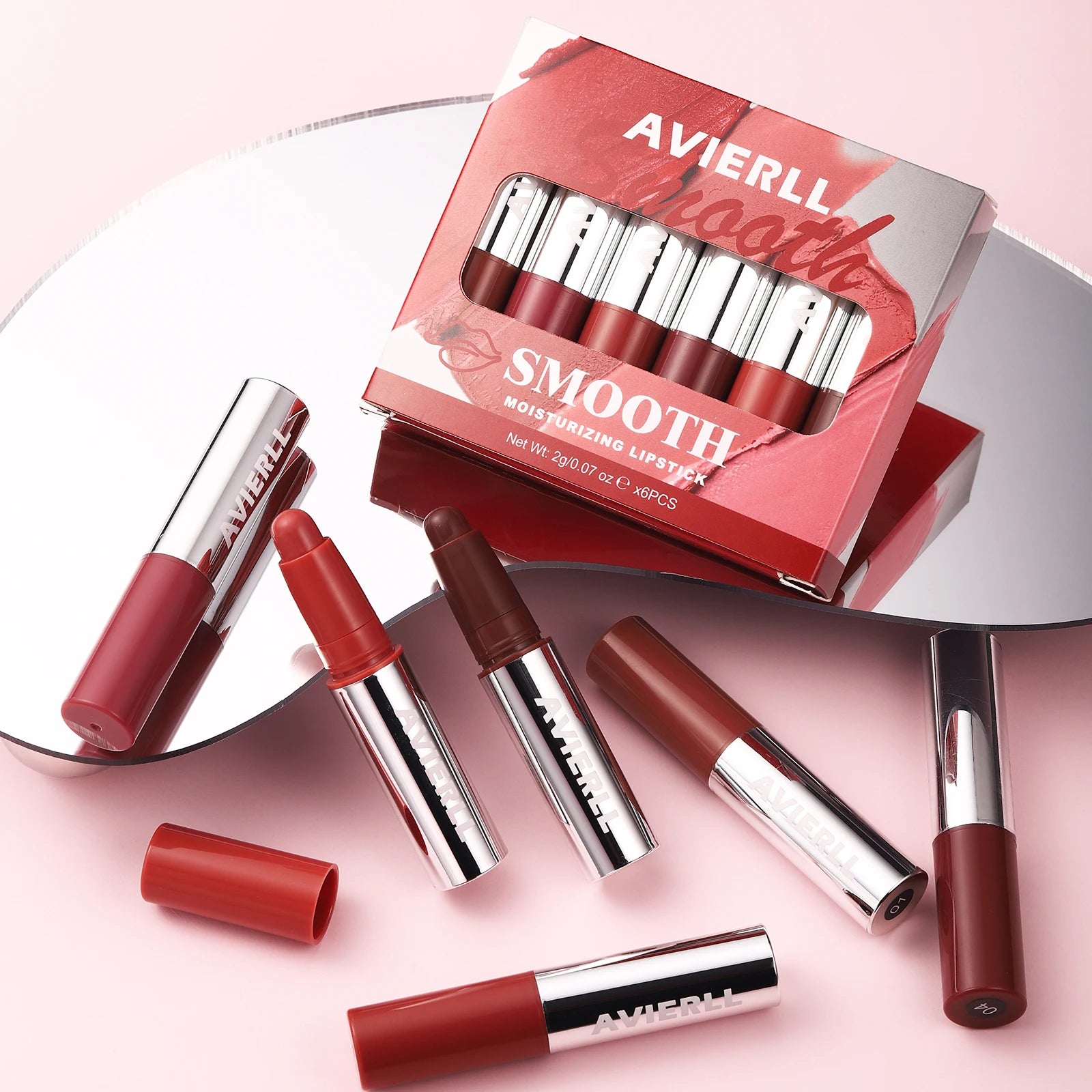 Rouge à Lèvres Mat Hydratant – Stylo Rotatif Facile à Appliquer | Waterproof Longue Tenue