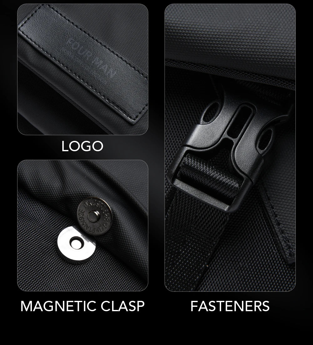 Sac Messenger Homme Laptop Imperméable – Sacoche Business Crossbody Grande Capacité Vélo École